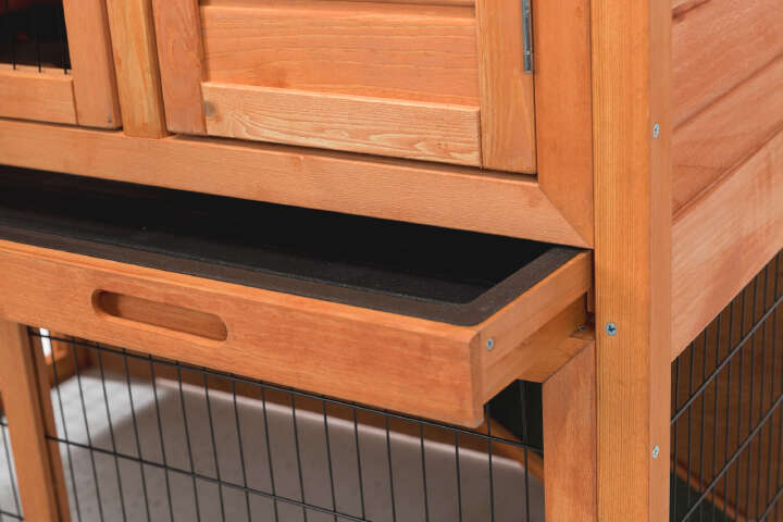 TRIXIE natura Kleintierstall mit Freilaufgehege